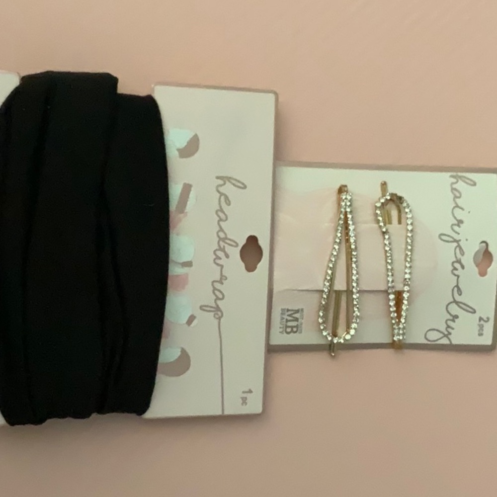 Hair head wrap and Clips